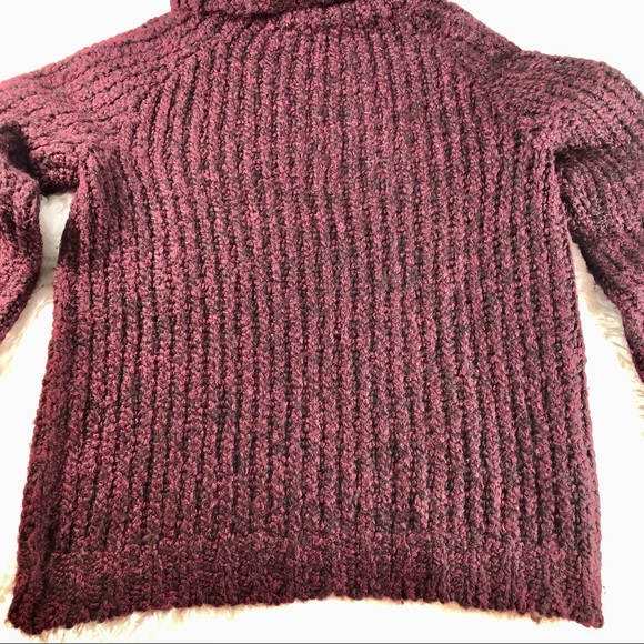 THEORY WOMENS ALPACA SWEATER BURGUNDY WINE S - Picture 11 of 15